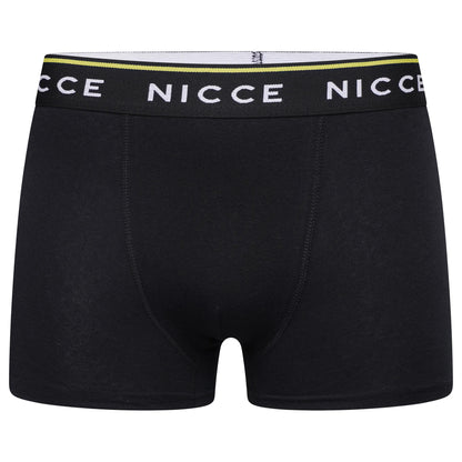 Black - Lifestyle - Nicce Mens Balbyn Boxer Shorts (Pack of 3)