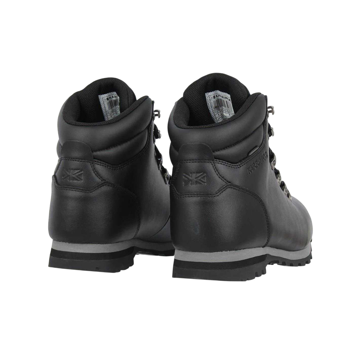 Black - Back - Karrimor Mens Munro Leather Walking Boots
