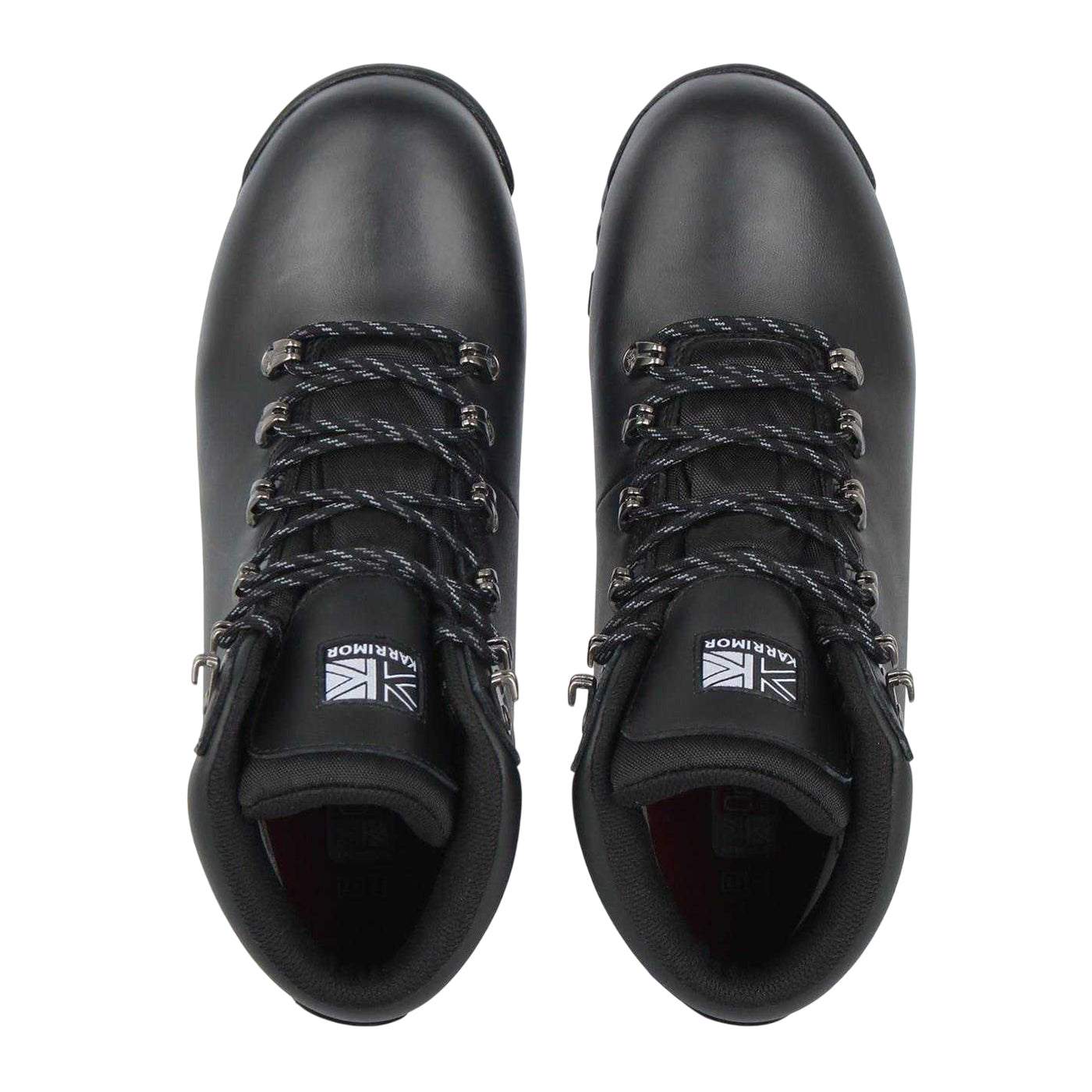 Black - Pack Shot - Karrimor Mens Munro Leather Walking Boots