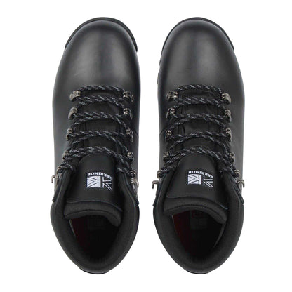 Black - Pack Shot - Karrimor Mens Munro Leather Walking Boots