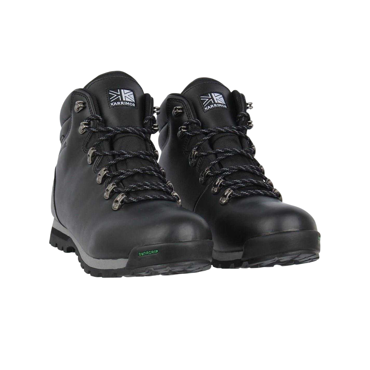 Black - Front - Karrimor Mens Munro Leather Walking Boots