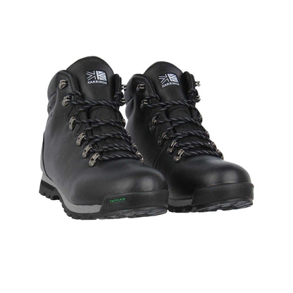 Black - Front - Karrimor Mens Munro Leather Walking Boots