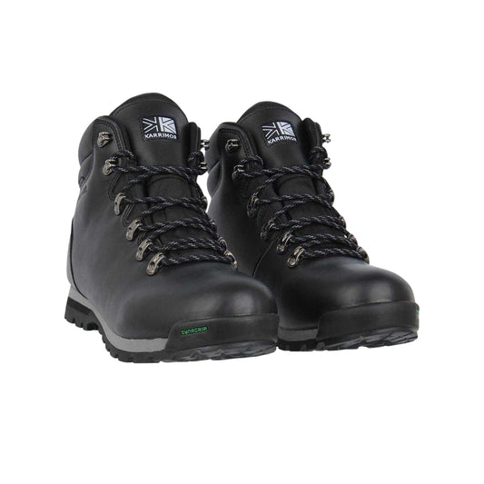 Black - Front - Karrimor Mens Munro Leather Walking Boots