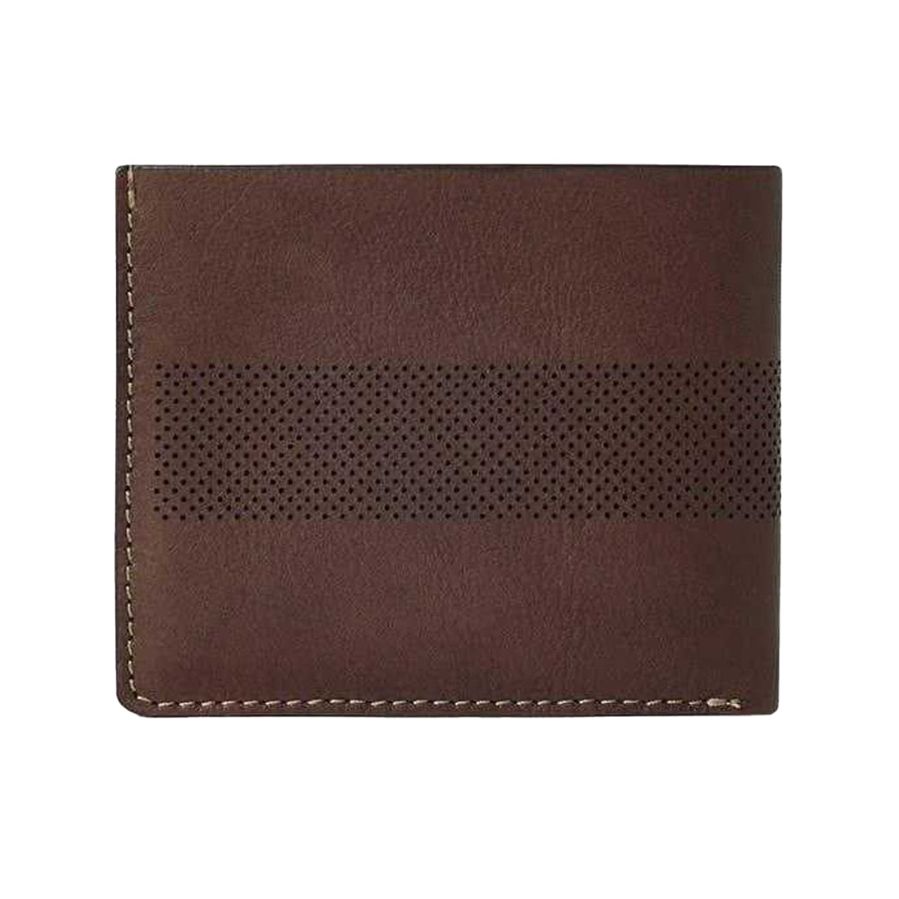 Chocolate Brown - Back - Osprey Arthur Perforated Leather Wallet