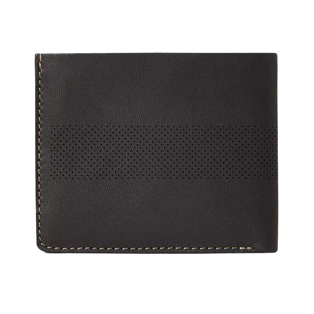 Black - Back - Osprey Arthur Perforated Leather Wallet