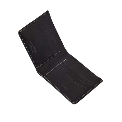 Black - Side - Osprey Arthur Perforated Leather Wallet