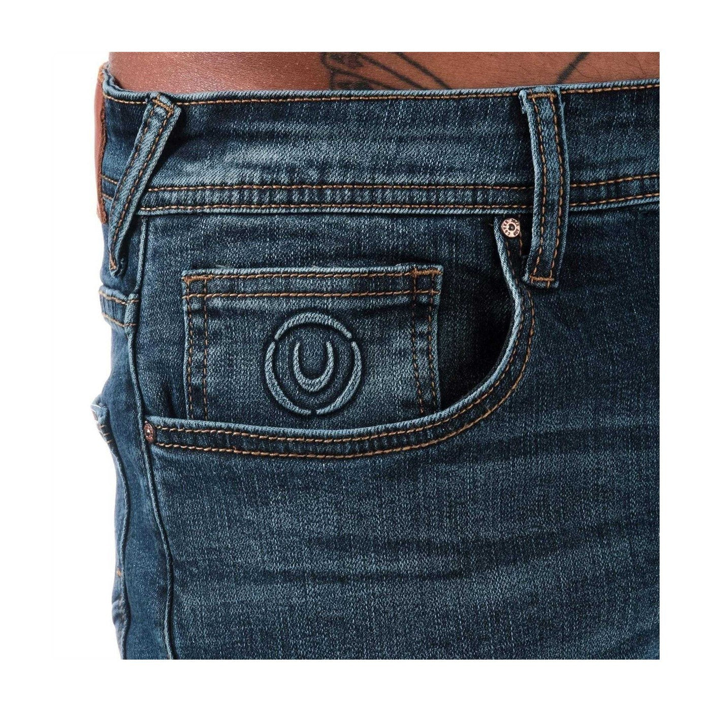 Denim - Lifestyle - Duck and Cover Mens Overbug Denim Tapered Jeans