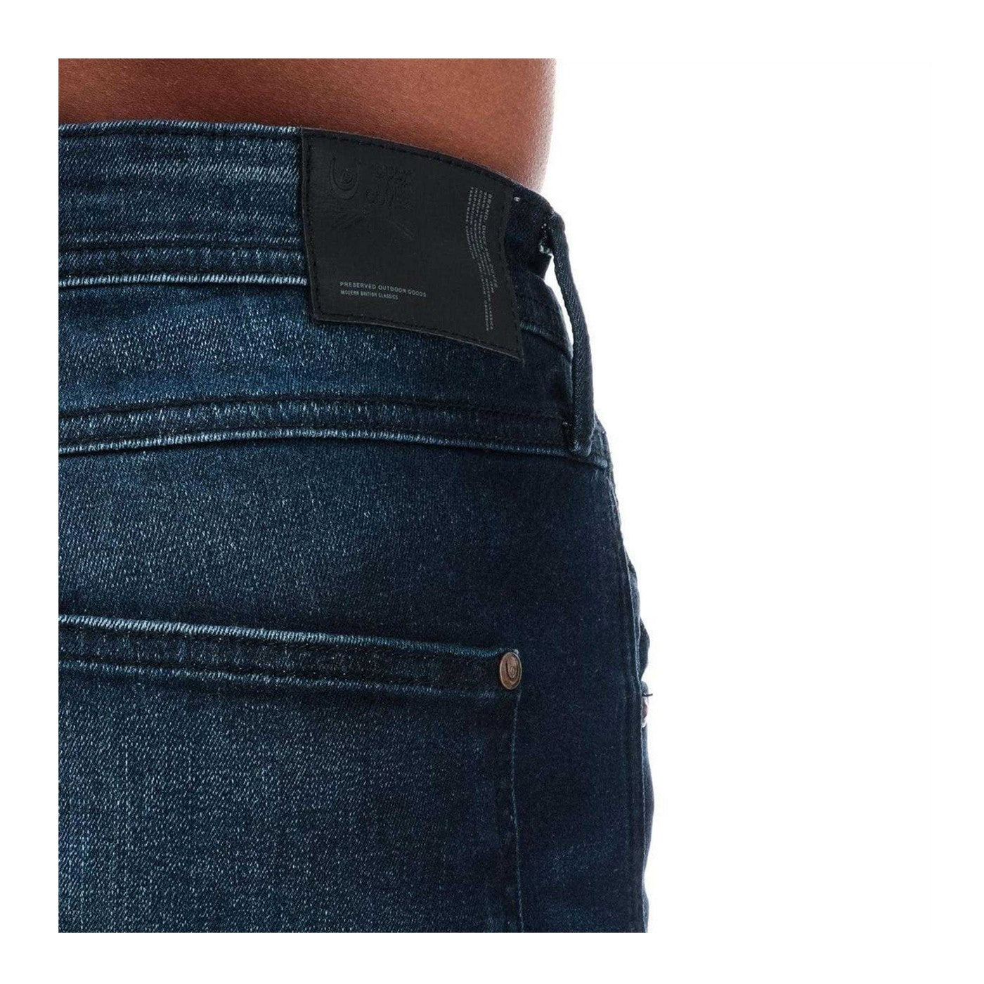 Dark Blue - Lifestyle - Duck and Cover Mens Maylead Slim Jeans
