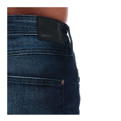 Dark Blue - Lifestyle - Duck and Cover Mens Maylead Slim Jeans