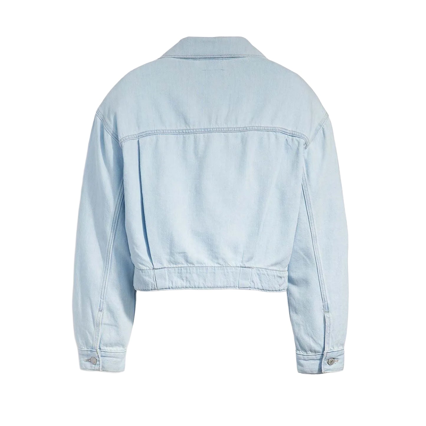 Light Blue - Back - Levis Womens-Ladies Lightweight Trucker Jacket