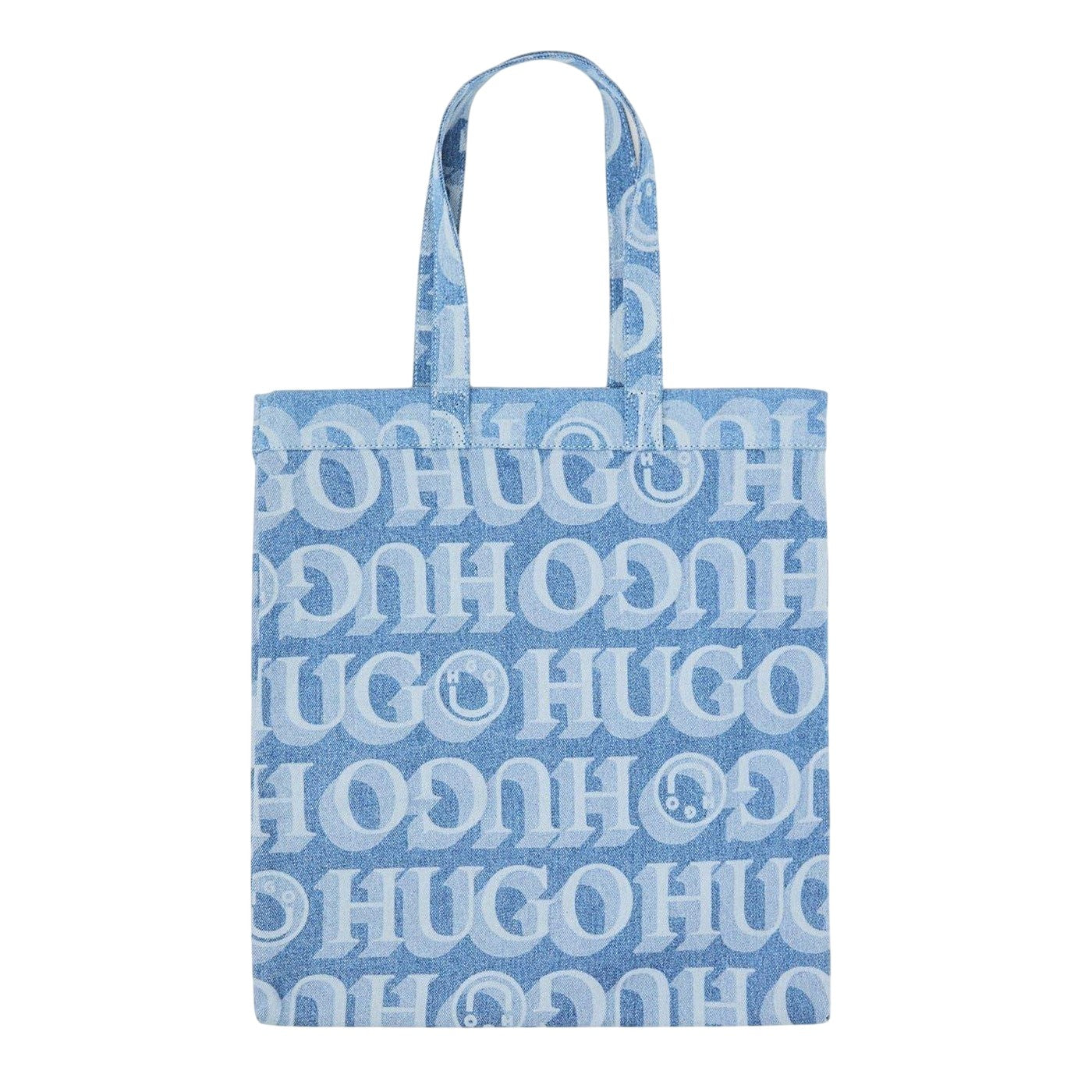 Blue - Front - Hugo Roselyn All-Over Print Denim Tote Bag