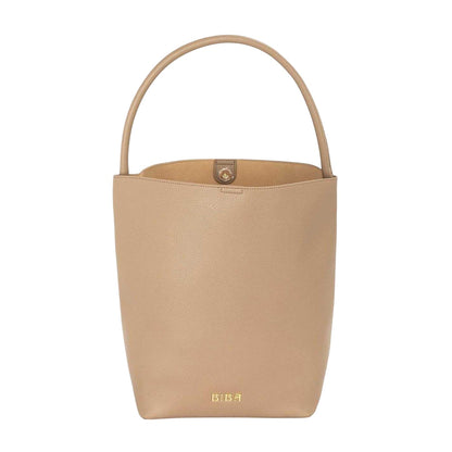 Brown - Front - Biba Logo Everyday Bucket Bag