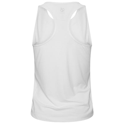 White - Back - Dare 2B Womens-Ladies Crystallise Tank Top