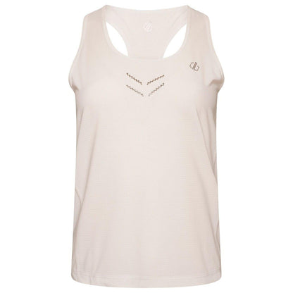 White - Front - Dare 2B Womens-Ladies Crystallise Tank Top