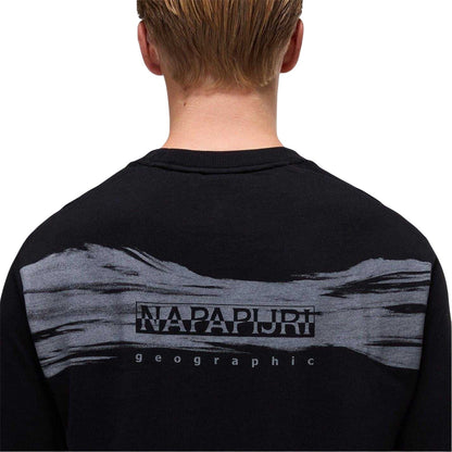 Black Beauty - Side - Napapijri Mens Cotton Jersey T-Shirt