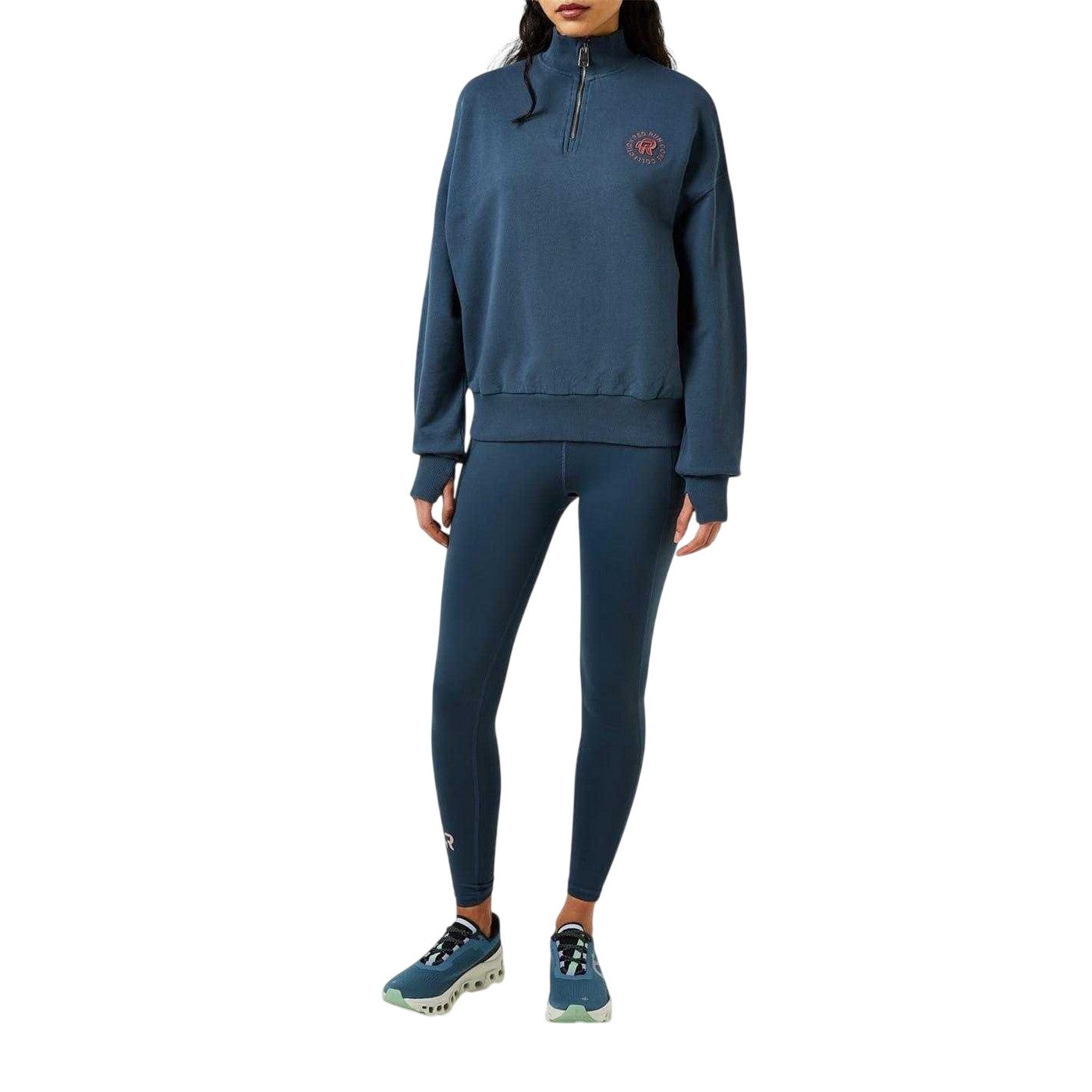 Midnight - Pack Shot - Red Run Womens-Ladies Cotton Jumper