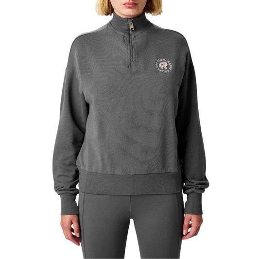 Grey - Front - Red Run Womens-Ladies Cotton Jumper