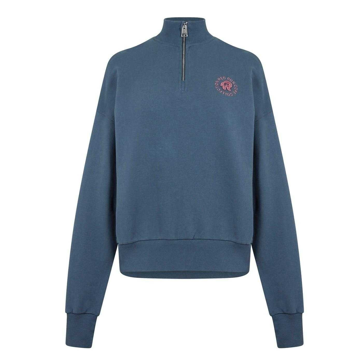 Midnight - Front - Red Run Womens-Ladies Cotton Jumper