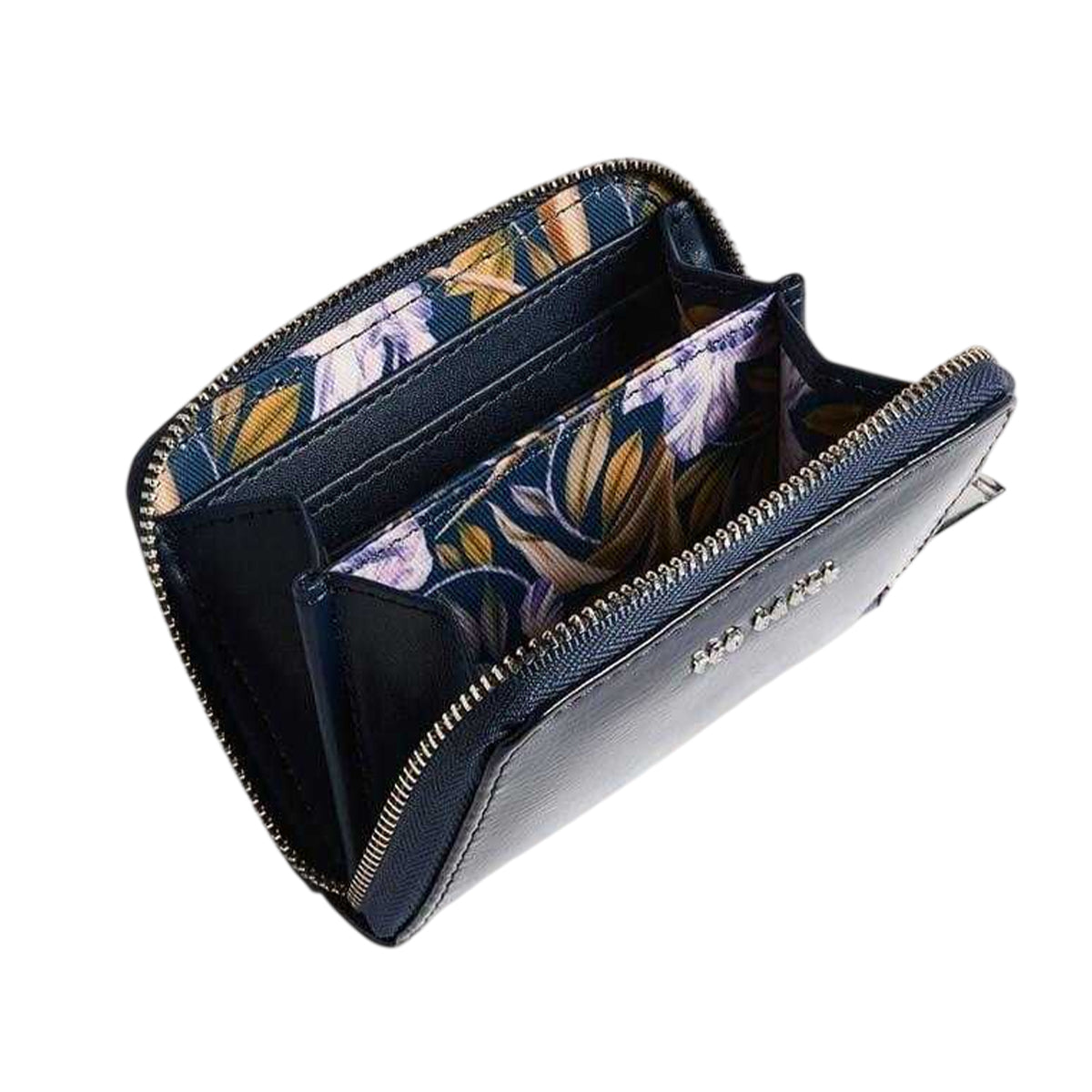 Navy - Lifestyle - Ted Baker Crinkled Logo Wallet