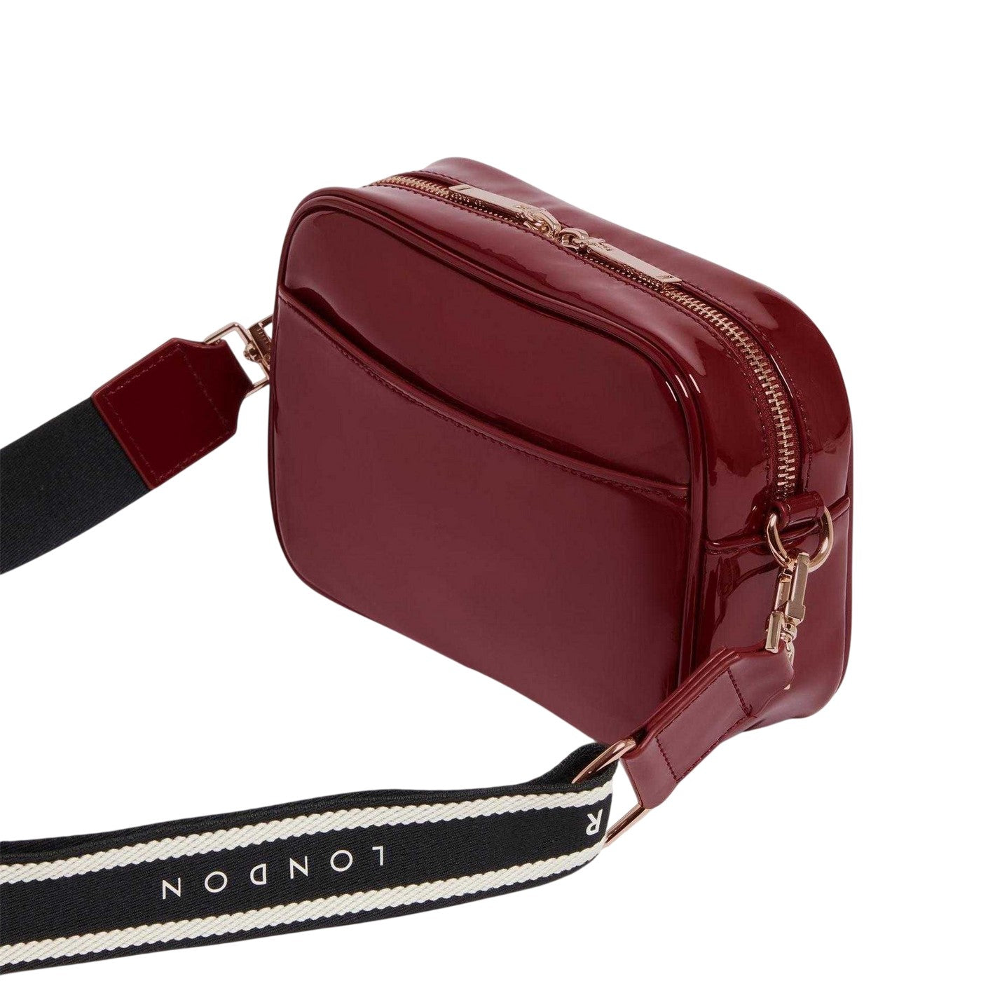 Oxblood - Back - Ted Baker Casual Crossbody Bag