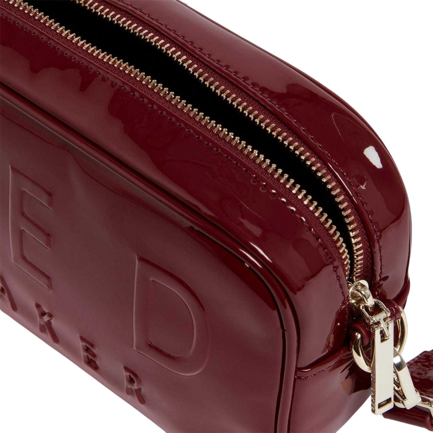 Oxblood - Side - Ted Baker Casual Crossbody Bag