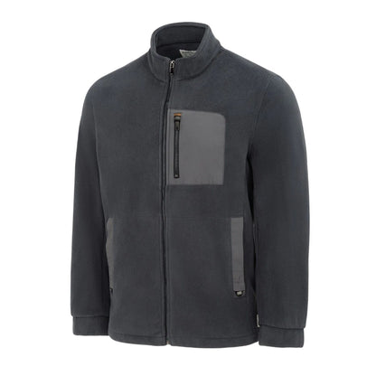 Grey - Front - SoulCal Mens Polyester Fleece Jacket