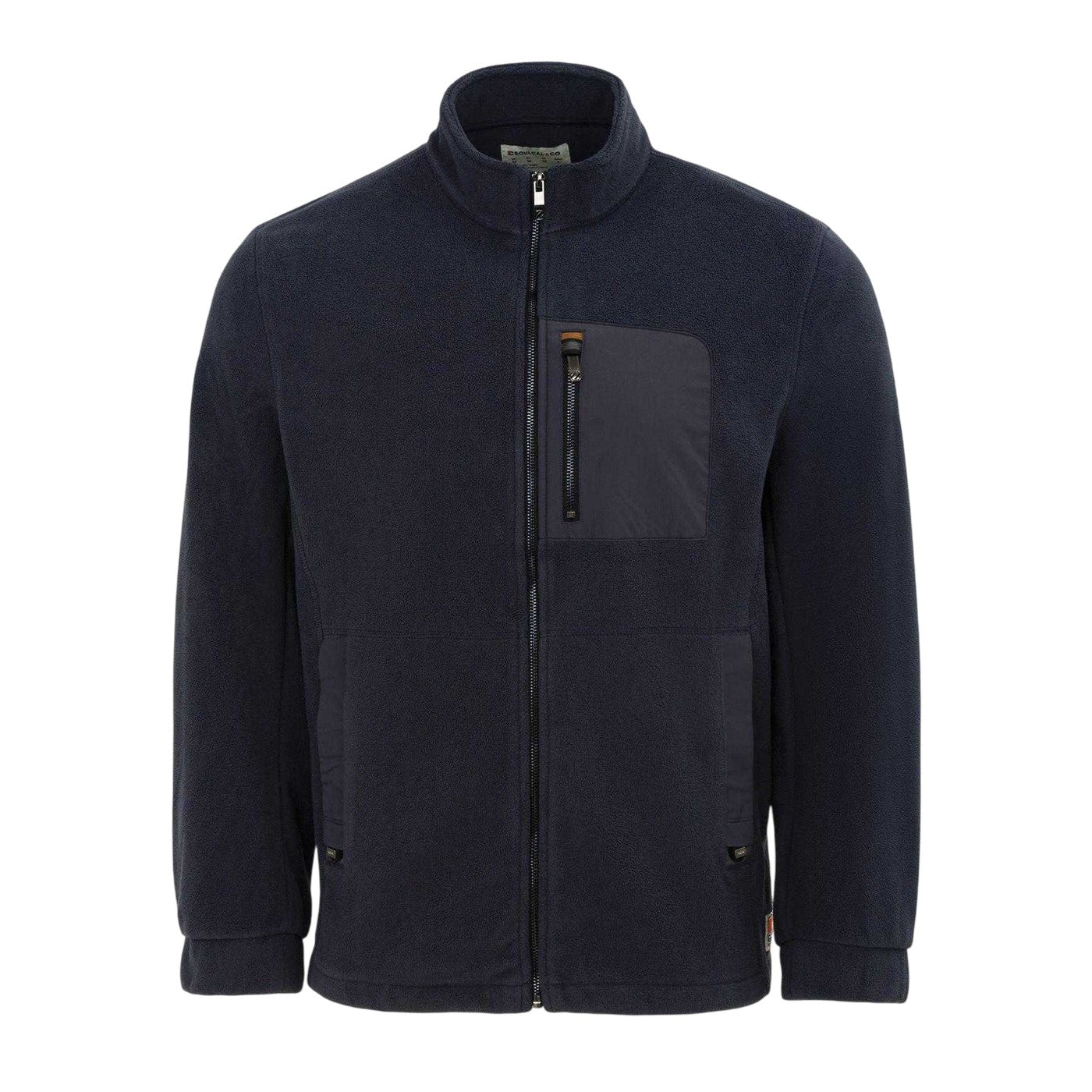 Navy - Front - SoulCal Mens Polyester Fleece Jacket