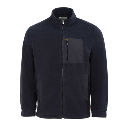 Navy - Front - SoulCal Mens Polyester Fleece Jacket