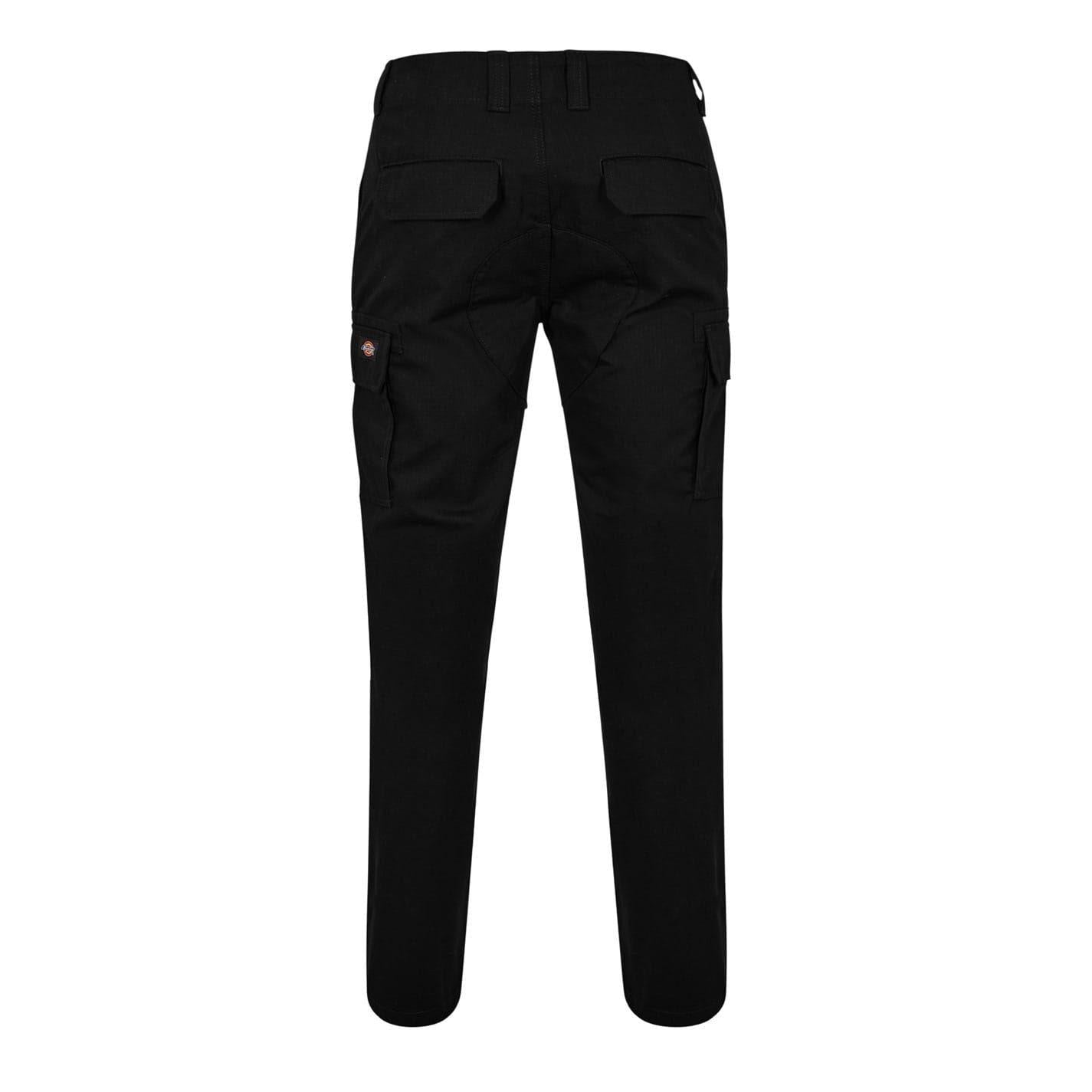 Black - Back - Dickies Mens Cargo Trousers