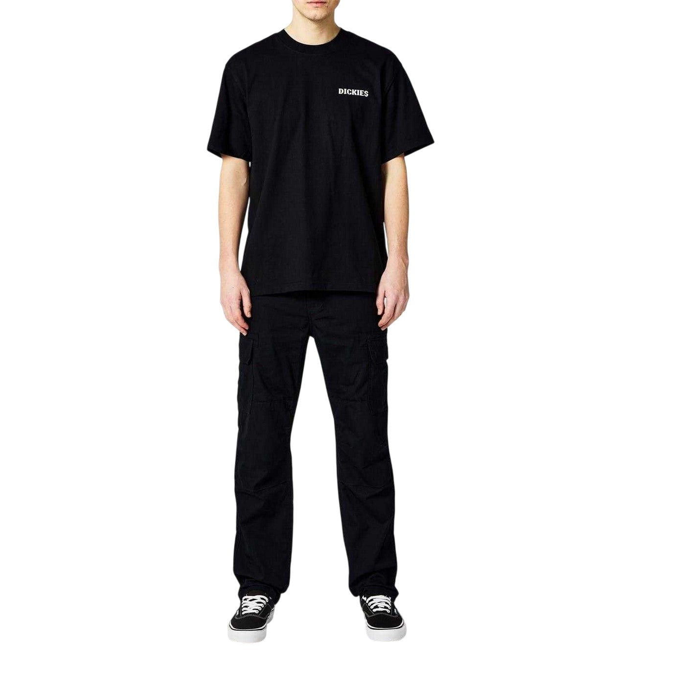 Black - Lifestyle - Dickies Mens Cargo Trousers