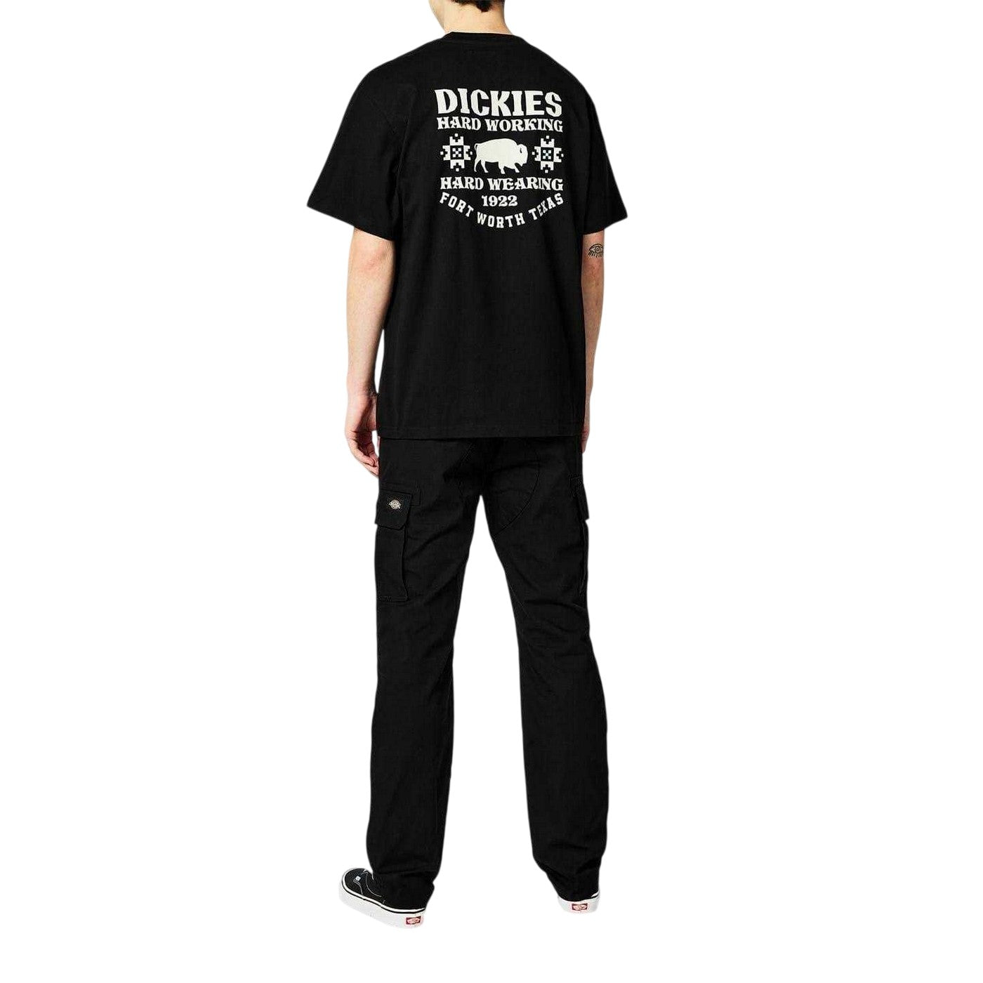 Black - Pack Shot - Dickies Mens Cargo Trousers