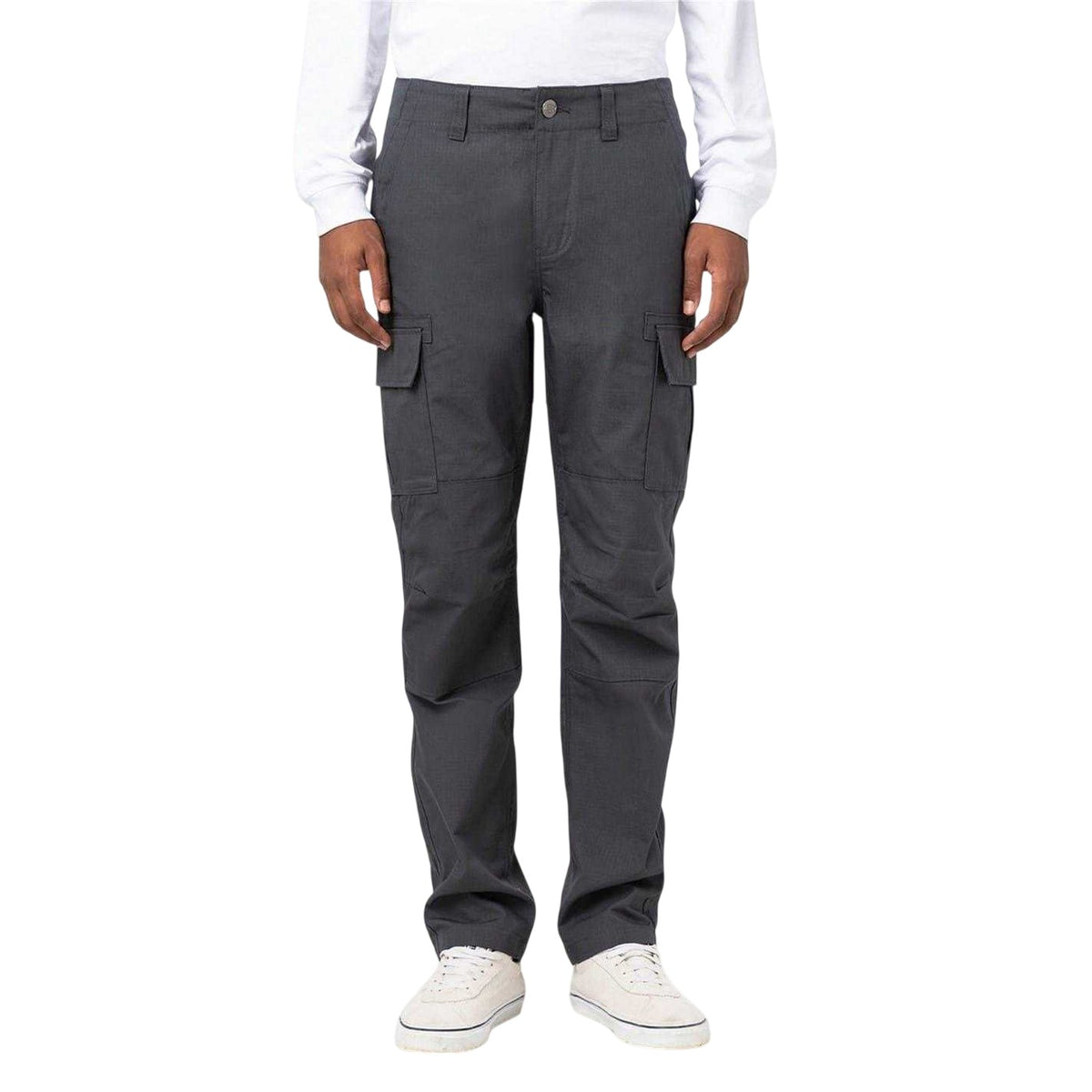 Charcoal - Front - Dickies Mens Cargo Trousers