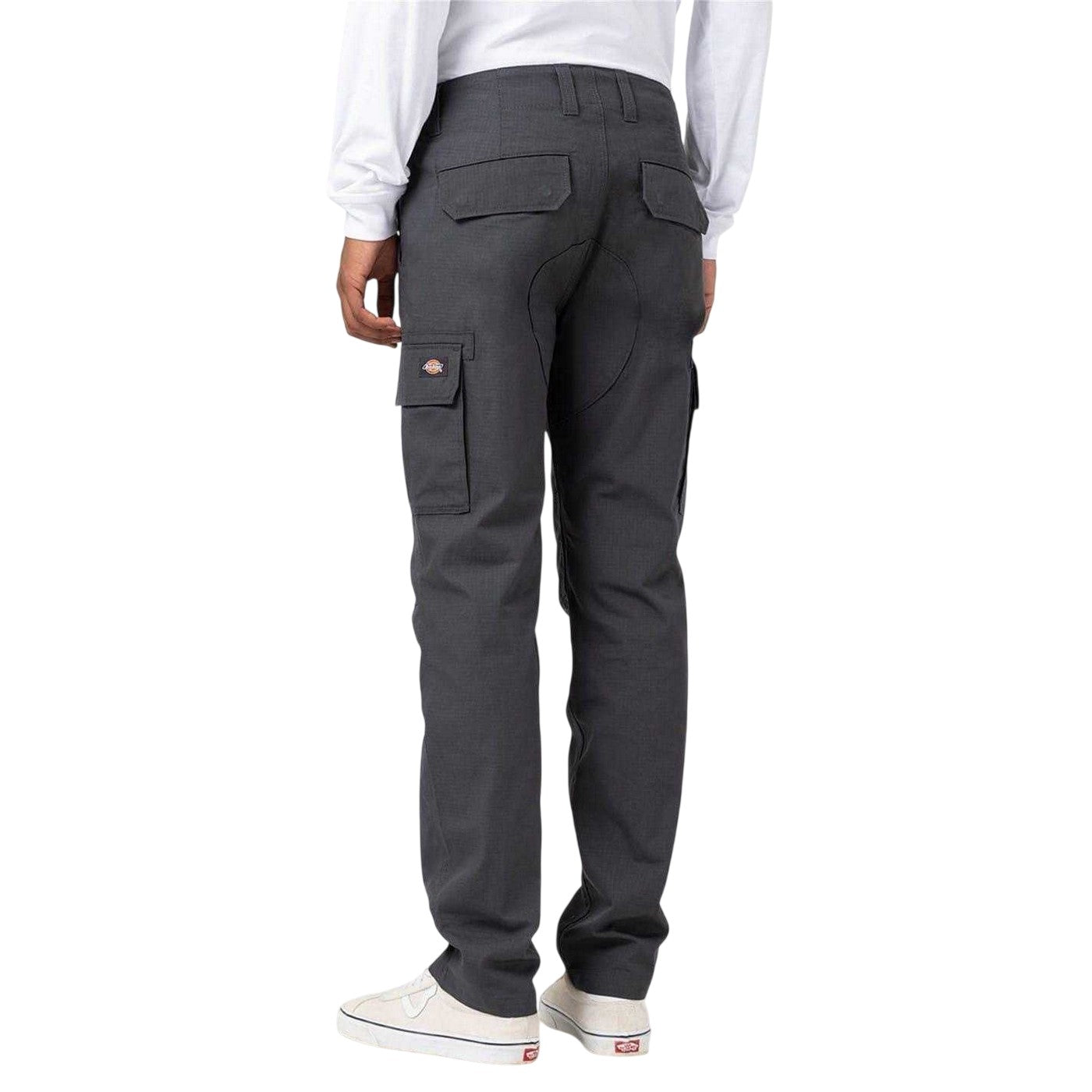 Charcoal - Back - Dickies Mens Cargo Trousers