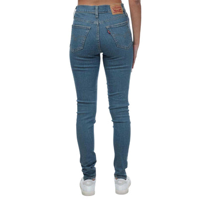 Light Blue - Back - Levis Womens-Ladies 720 High Rise Super Jeans