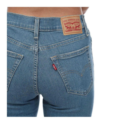 Light Blue - Side - Levis Womens-Ladies 720 High Rise Super Jeans