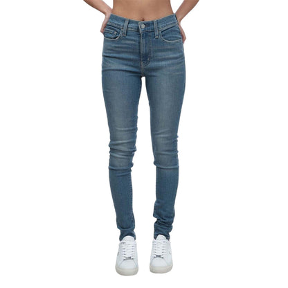 Light Blue - Front - Levis Womens-Ladies 720 High Rise Super Jeans
