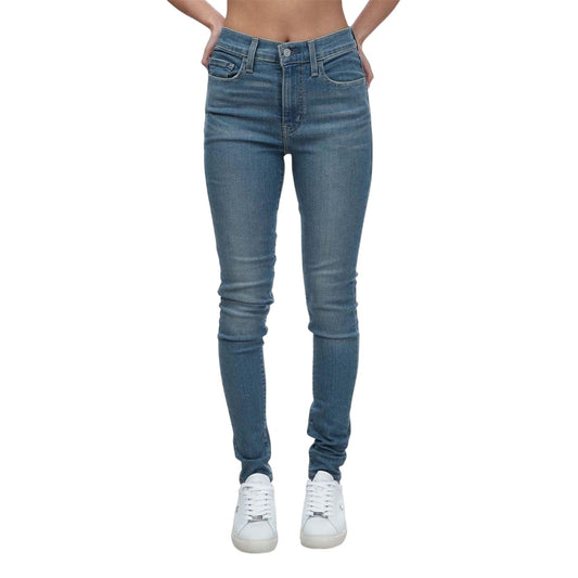 Light Blue - Front - Levis Womens-Ladies 720 High Rise Super Jeans