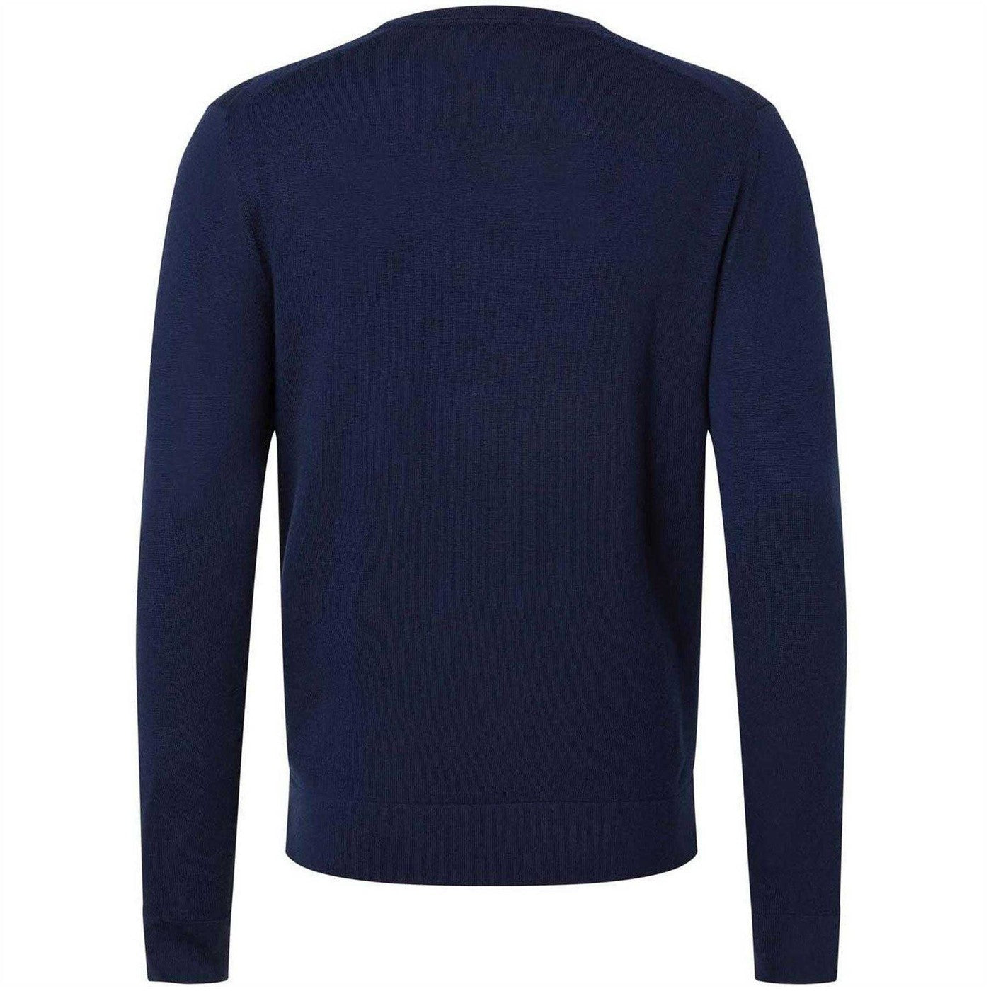 Navy - Back - Calvin Klein Mens Merino Wool Regular Jumper