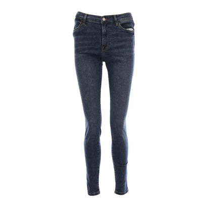 Blue - Front - Gant Womens-Ladies Denim Skinny Jeans
