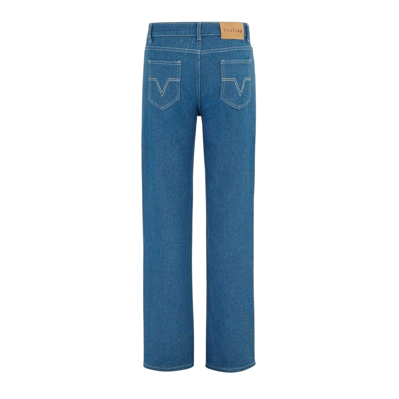 Blue - Back - Firetrap Womens-Ladies Denim Jeans