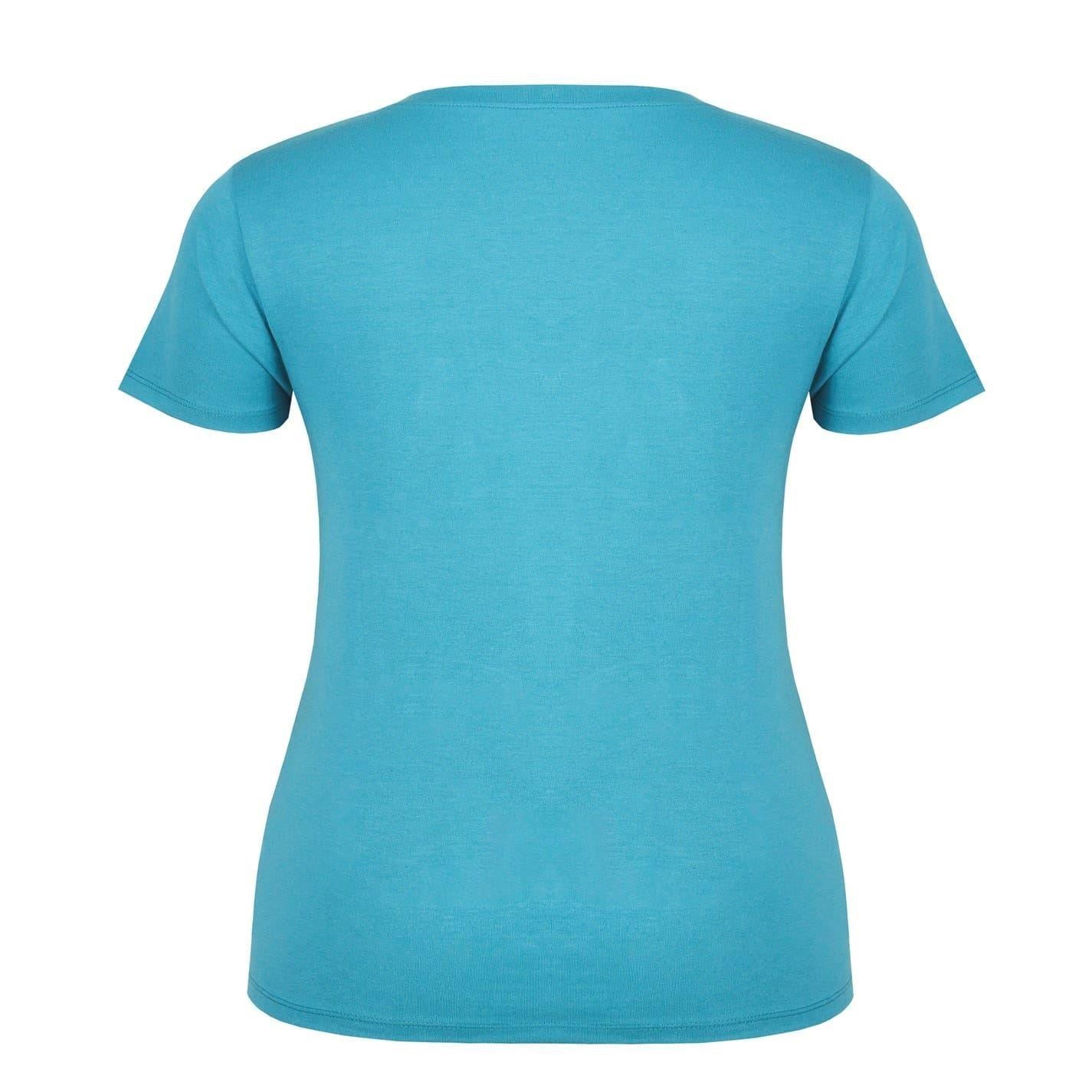 Teal - Back - Slazenger Womens-Ladies T-Shirt
