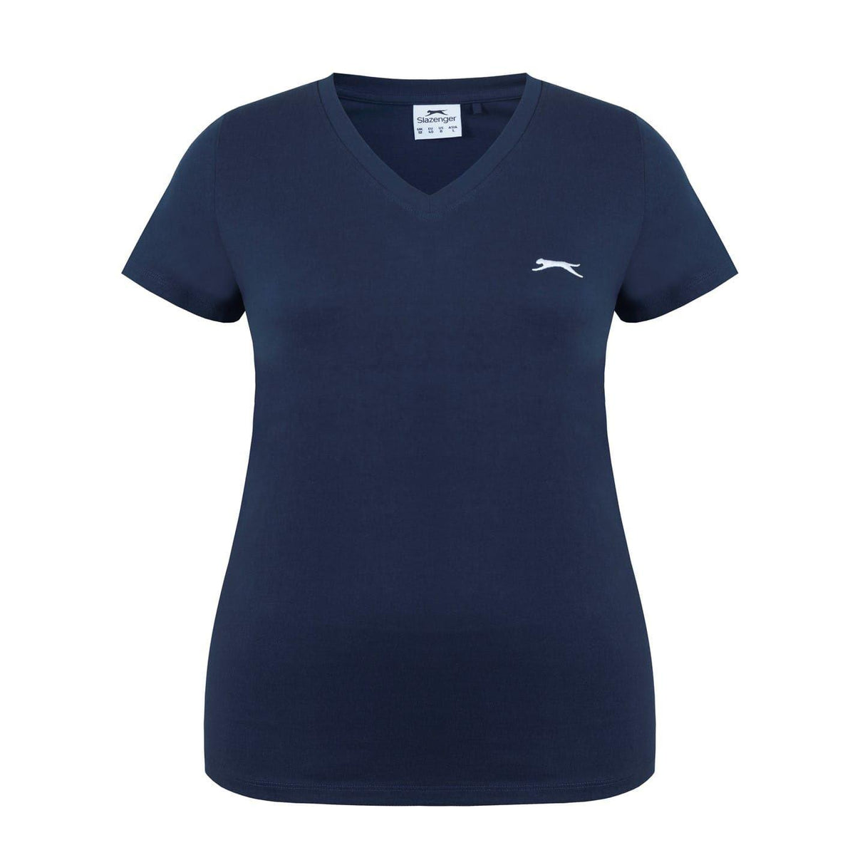 Navy - Front - Slazenger Womens-Ladies T-Shirt