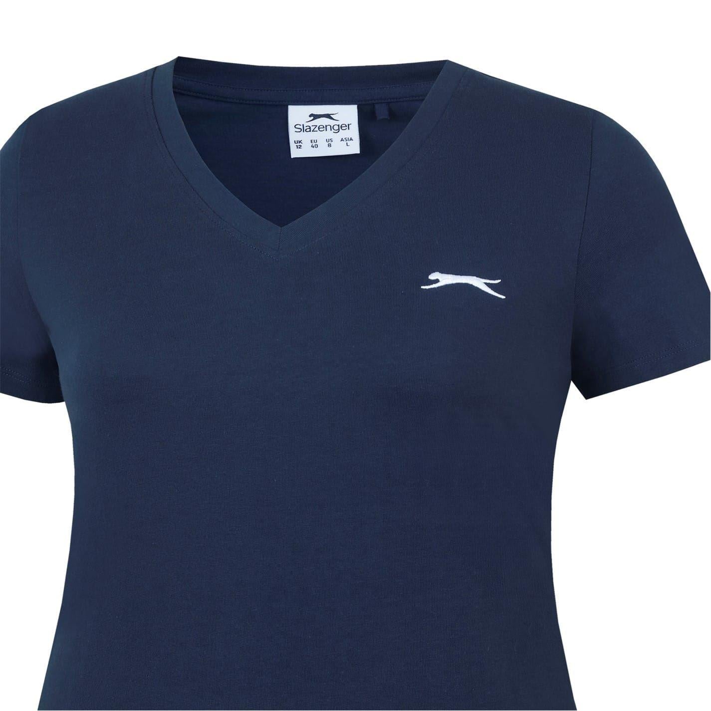 Navy - Pack Shot - Slazenger Womens-Ladies T-Shirt