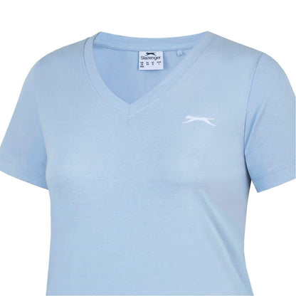 Light Blue - Lifestyle - Slazenger Womens-Ladies T-Shirt