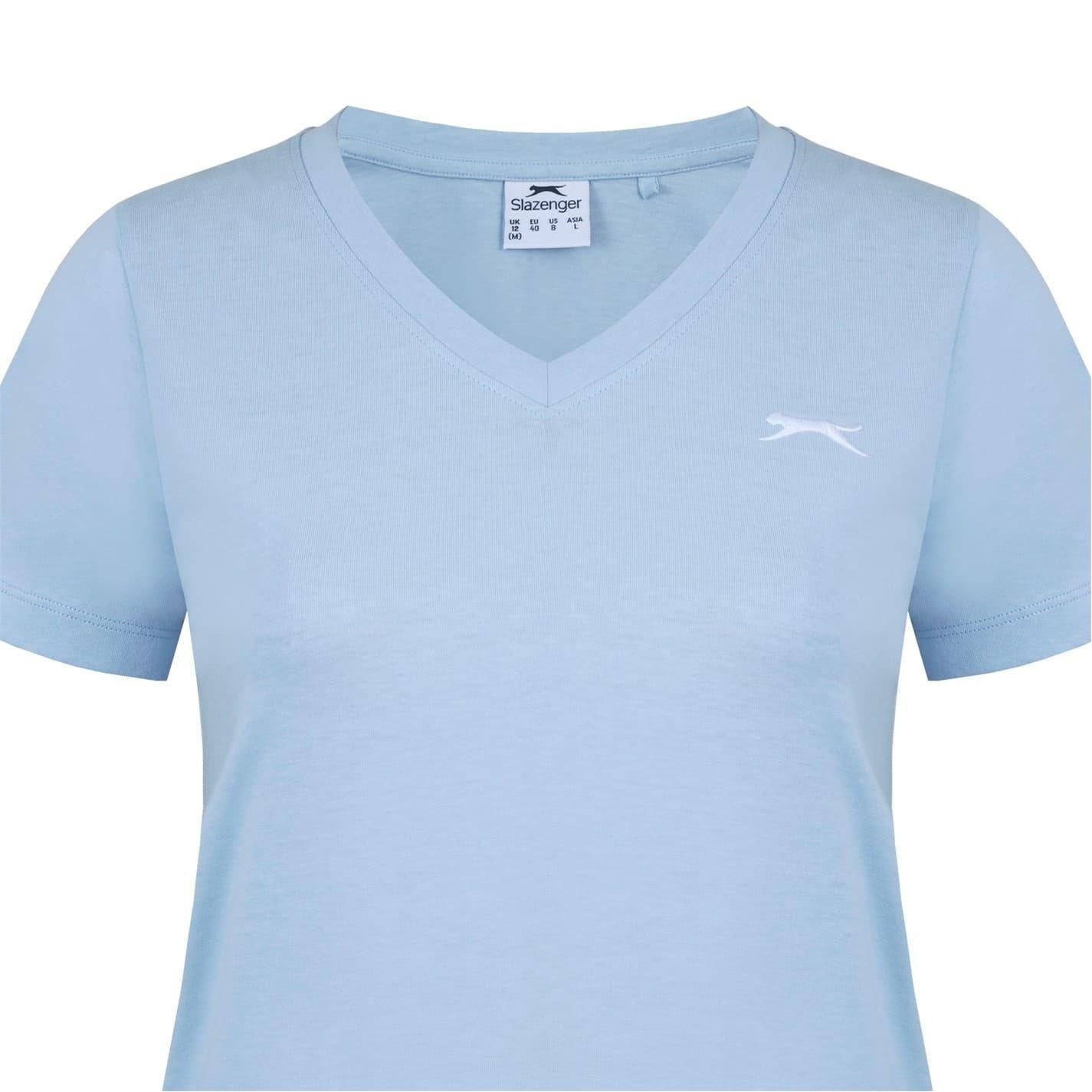 Light Blue - Pack Shot - Slazenger Womens-Ladies T-Shirt
