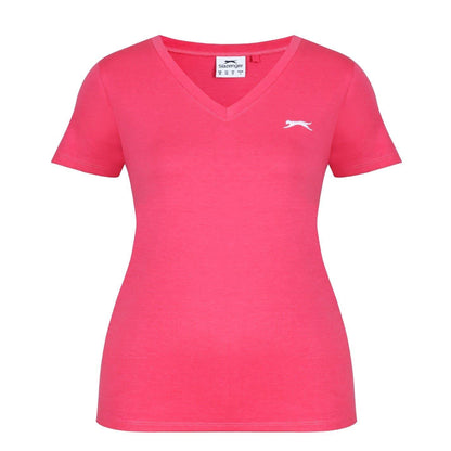 Bright Pink - Front - Slazenger Womens-Ladies T-Shirt