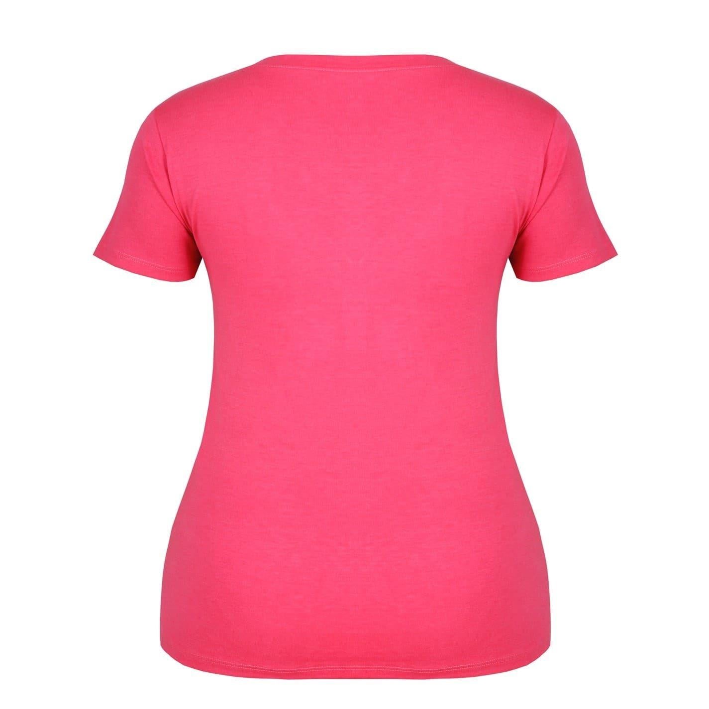 Bright Pink - Back - Slazenger Womens-Ladies T-Shirt