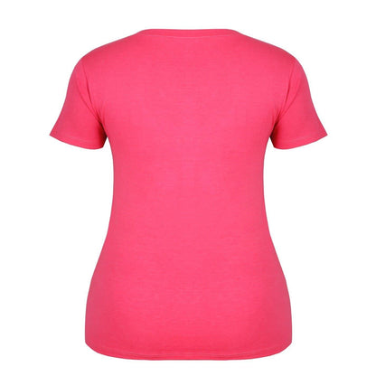 Bright Pink - Back - Slazenger Womens-Ladies T-Shirt
