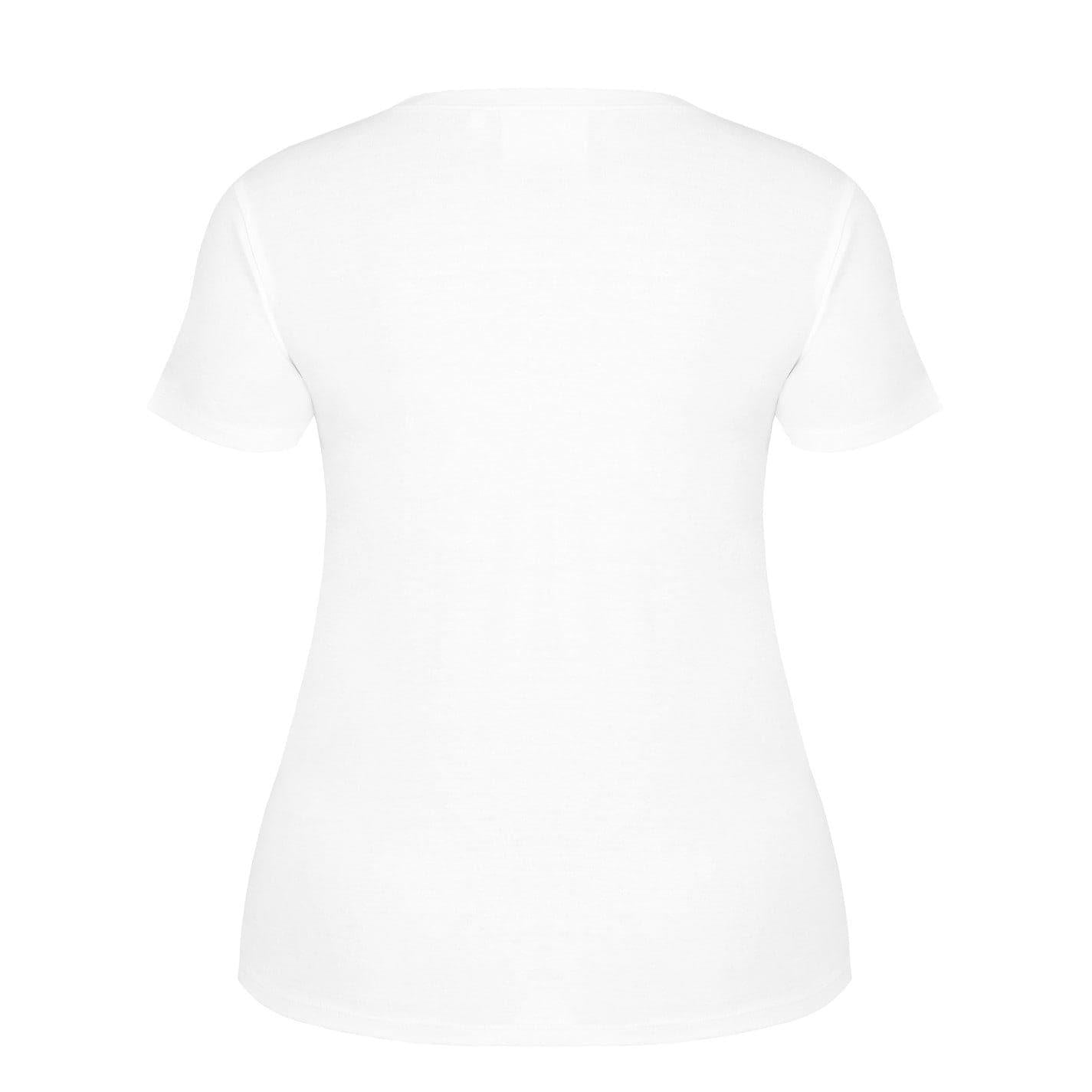 White - Back - Slazenger Womens-Ladies T-Shirt