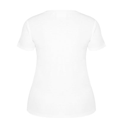 White - Back - Slazenger Womens-Ladies T-Shirt